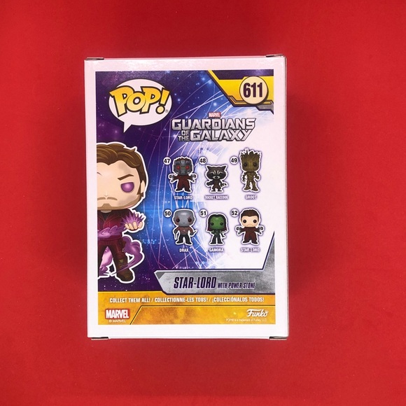 Funko Pop! Star Lord with Power Stone 611 Glow - Picture 3 of 6
